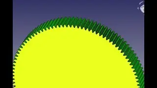 FreeCad Шестерня 105 зубов 2