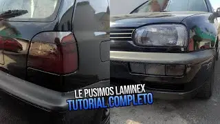 Cambio de look al Golf con LAMINEX humo en cuartos y calaveras | STANCE MK3