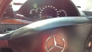 Выставляем время на щитке приборов и Command/ Mercedes W220/ Лиса/