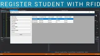 How To Register Or Scan Student Using RFID