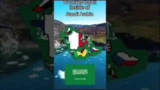 Countries that fit inside of Saudi Arabia