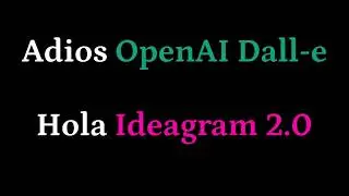 Tutorial Indeogram 2.0 en Español. ¿Adios Dall-e?