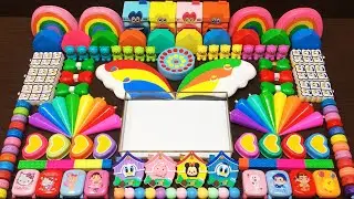 COLOR Slime !!! Mixing random Things into Glossy slime !!! Satisfying Videos 