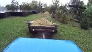 Задний ход с прицепом
