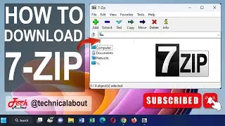 How to Download 7 zip in Windows 11