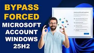 Bypass Windows 11 24H2 and 25H2 online account. New method 2025.