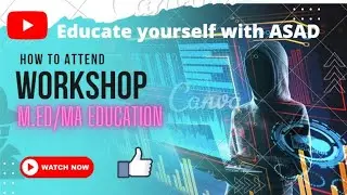 How to Attend workshop? Urdu/Hindi #aiou #aiouinformation #workshops