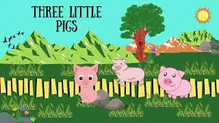THREE LITTLE PIGS SONG WITH LYRICS | SONG FOR KIDS | BEST NURSERY SONG | CHILDREN MUSIC | KIDS POEM