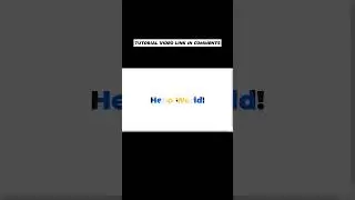 Spotlight Cursor Text Animation 