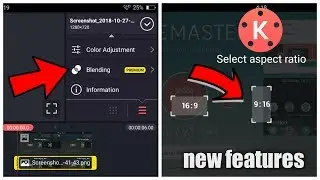 KineMaster Big ! Update Added New Blending  features | New Aspect Ratio | Hindi