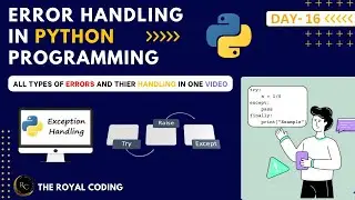 Error Handling in Python | Try Except in Python Programming | Python for Beginners 