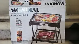 Churrasqueira Mondial 1 semana de uso e vou ter que devolver. Grand Steak & Grill II elétrica