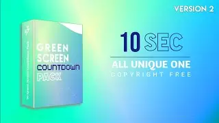 10 Green Screen Countdown Pack Version 2 | MrSid