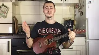 Укулеле. Регги бой с перкуссией (регги бит). Обучение.