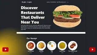 How To Make Website Using HTML & CSS | Restaurant Website Using HTML & CSS |Tutorial 02  #html #css