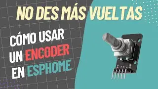 Control a light bulb with an Encoder connected to ESPHome