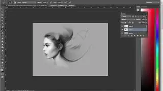 Abstract Smoke Effect Hair In Adobe Photoshop CC