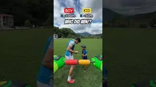 ❌BOY🧵100m vs KID🧵50m | Who did win!? 🏆