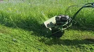 Пример работы бурьянокосилки Вездекос ТМ-1000
