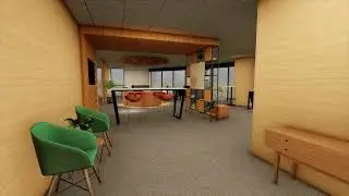 Office interior design - AutoCAD | 3D max | Lumion