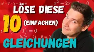 MATHE ABI: Löse diese 10 einfachen Gleichungen für eine kluge Abi Vorbereitung | How to Mathe Abi