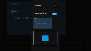 Transform in CSS ⚡ Learn through Animations