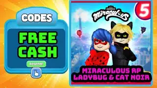 Roblox MIRACULOUS RP LADYBUG AND CAT NOIR Codes, Latest Roblox Codes *GET 750$*. UPDATED