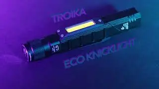 TROIKA Rechargeable Bendable LED light with Side COB LED