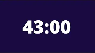 43 Minute Timer | Set 43 Minute Countdown Timer #43minutetimer #timerclock