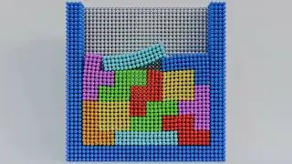 TETRIS Magnetic  Grain Marble