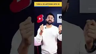 CONVERT 2D DIGITAL ARTWORK TO 3D | Artma By Venkatesh Paspureddi