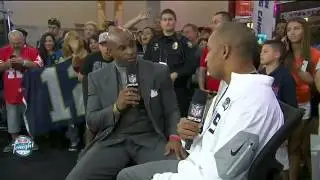 Sanders and Baldwin face off
