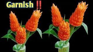 TUTORIAL GARNISH WORTEL TAHAN LAMA‼️ HIASAN TUMPENG