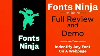 Fonts Ninja Full Review And Demonstration (Google Chrome Extension)
