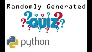 Randomly Generating Multiplication Quiz in Python