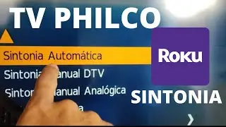 Como Sintonizar os canais digitais na tv Philco 40 polegadas com RoKu TV