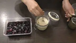 Ленивая овсянка на ряженке