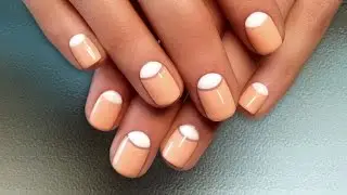 Дизайн ногтей гель-лак shellac - Лунный маникюр (видео уроки дизайна ногтей)