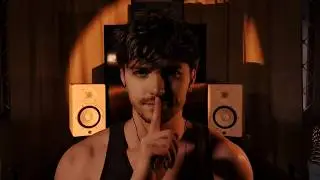 Hand Sounds & Whispers ASMR (Thunder/Rain)