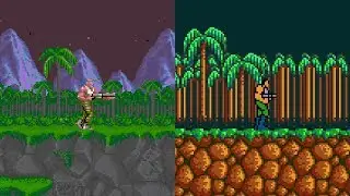 CONTRA / GRYZOR ★ Versions Comparison ▶ EVOLUTION through its PORTS