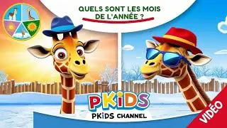 Vidéo éducative et créative pour enfants - quels sont les12 mois de l'année #comptinesenfants