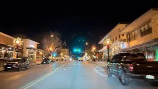 Night drive Downers, Grove, IL 4k