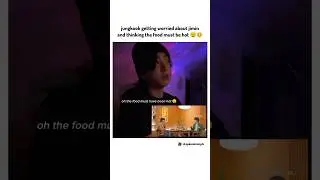 Jungkook was worried that jimin's food was hot 😭 #jikookisreal #jungji #jikook #kookmin #jimin #ays