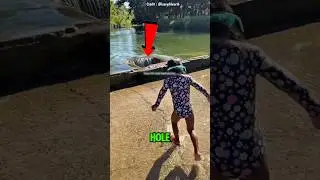 She Went Inside This Giant Hole… But Where Did She Go? 😱 