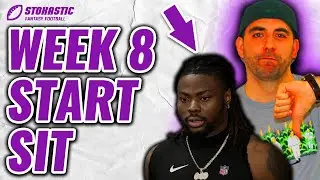 MUST START & Sit Fantasy Football Players Week 8