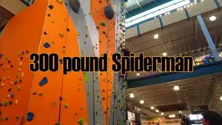 Indoor rock climbing