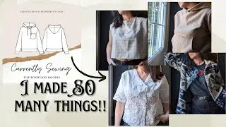 Beginner Friendly - One Pattern SO MANY LOOKS! || Using the FREE Boxwood Hoodie pattern from Mood