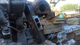 Installing a turbine on a KamAZ in a new way.