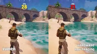 Fortnite Lumen VS Ray Tracing 4K Comparison