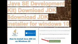 How to Install Java JDK on Windows 10 (with JAVA_HOME)